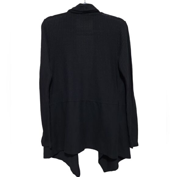Harmony Balance Black Cardigan Sweater Sz Medium - Picture 2 of 7